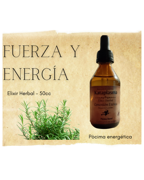 Elixir fuerza y energía - Pócima energética