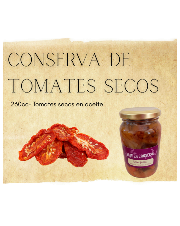 Arte en conserva- Tomates secos en aceite 260CC